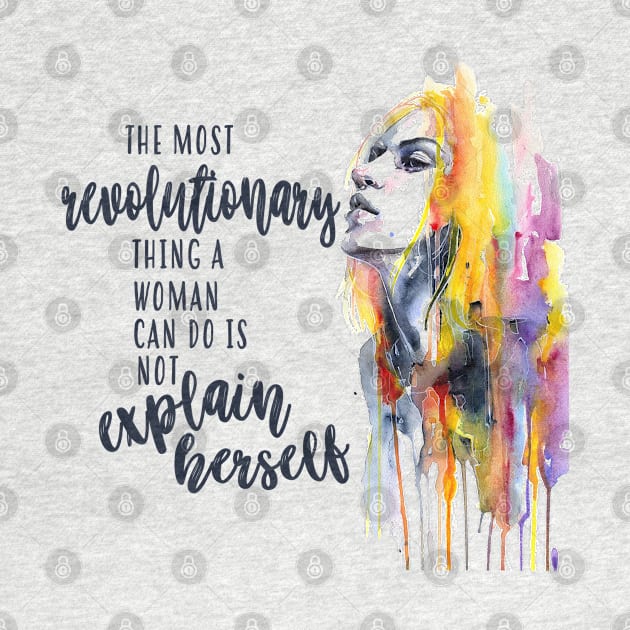 Revolutionary Woman - Glennon Doyle by frickinferal